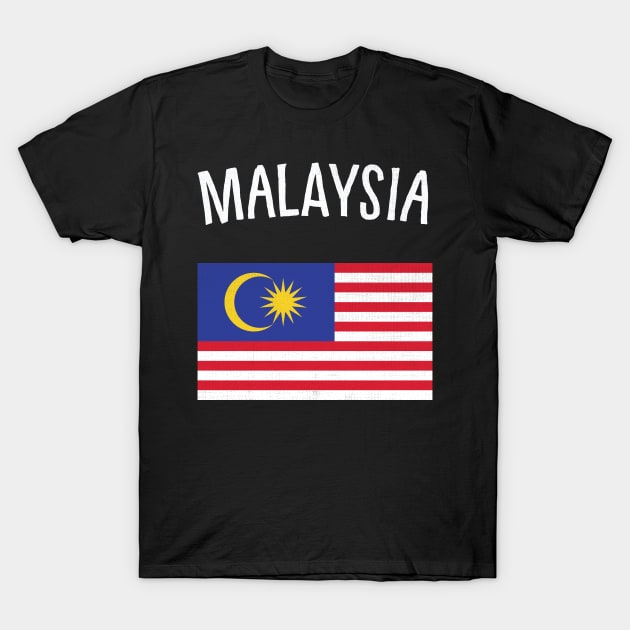 Malaysia Flag T-Shirt by phenomad